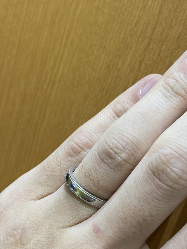 両端にミル打ち