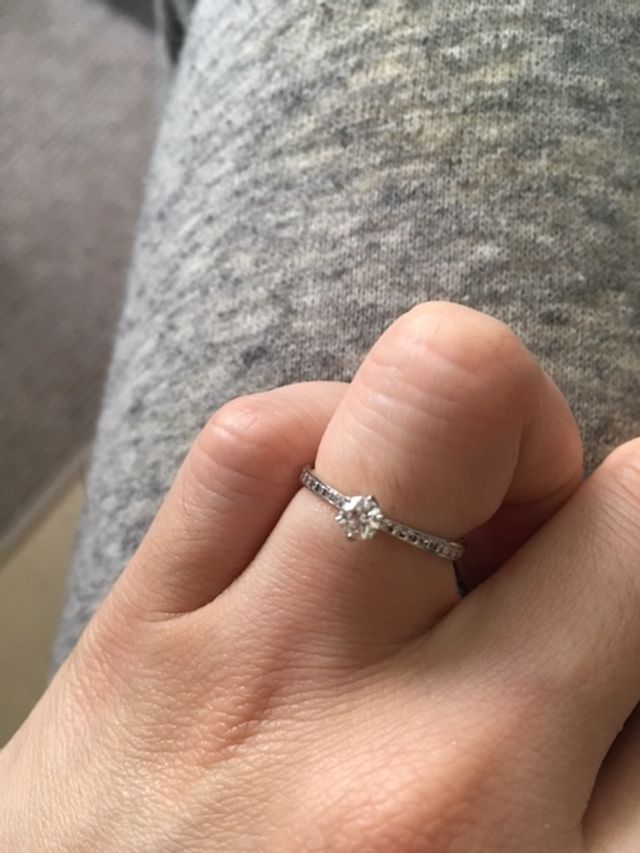 婚約指輪：かれん（ホワイトダイヤモンド0.202ct)