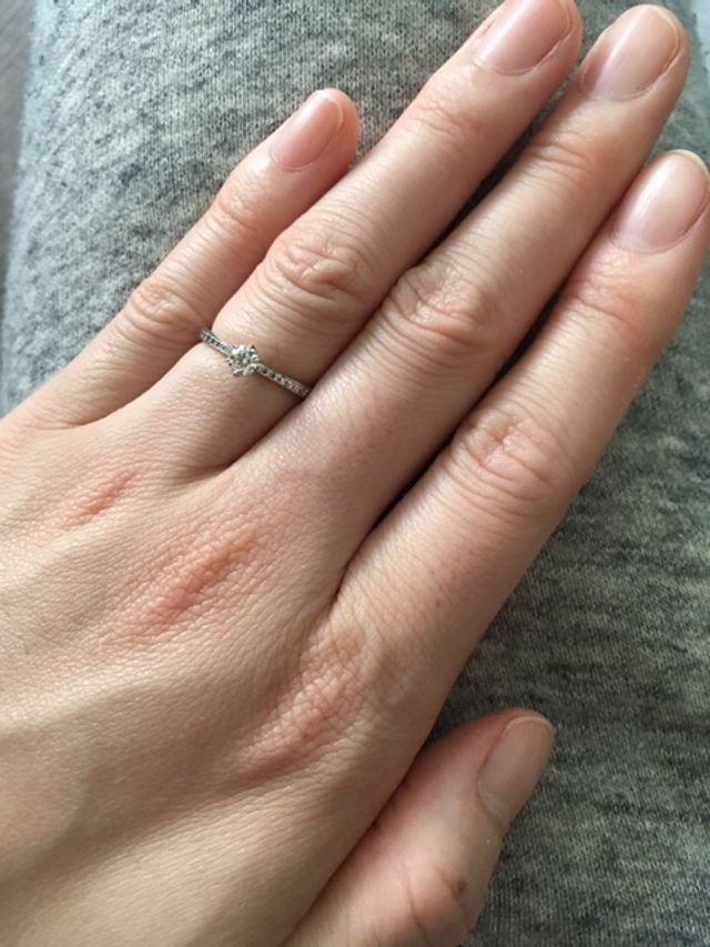 婚約指輪：かれん（ホワイトダイヤモンド0.202ct)