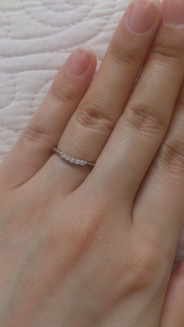 桂由美さんデザインのリングです