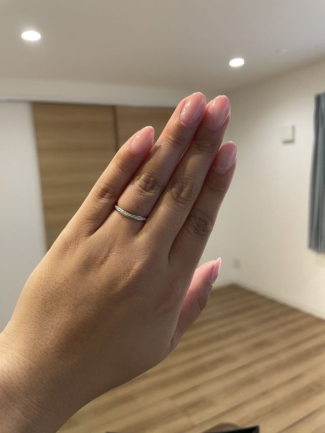 結婚指輪のみつけた写真です