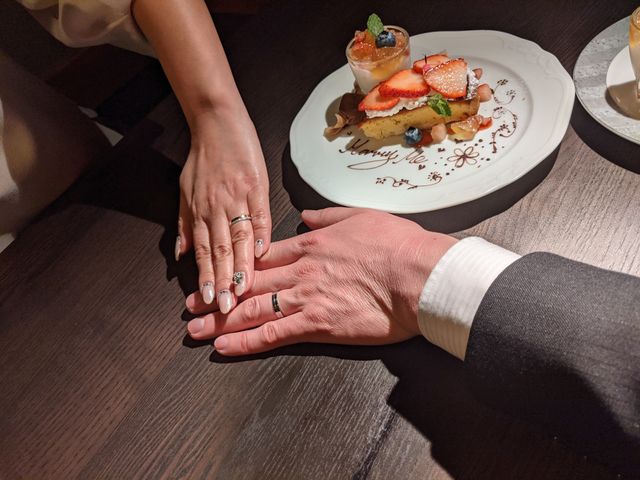 プロポーズの時の写真です