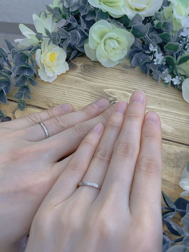 店員さんが作られたセットを利用して写真を撮りました