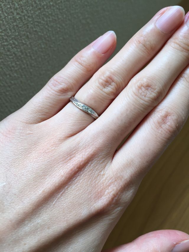 結婚指輪として購入しました