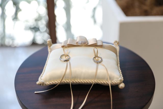 結婚式の際に撮影頂いた写真。購入から一年経っても耀いています