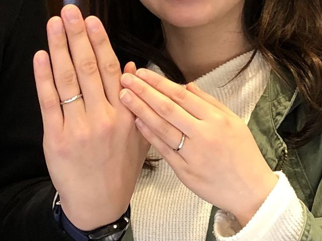 最初の1枚目の写真
ドキドキしながら付けました♪