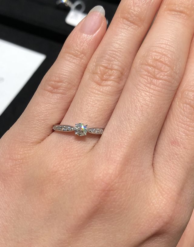 ティファニーハーモニーダイヤモンドプラチナバンド