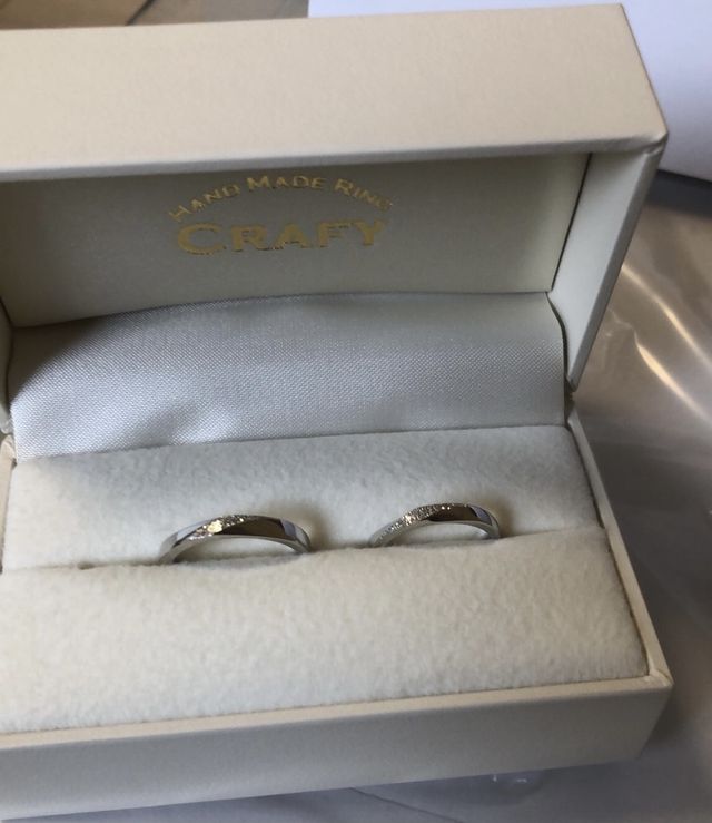 手作り結婚指輪(表面加工あり)