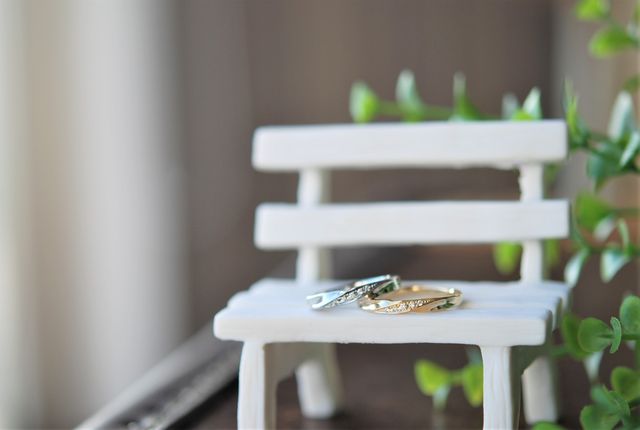 ダイヤモンドの輝きと指輪のデザインに大満足です。