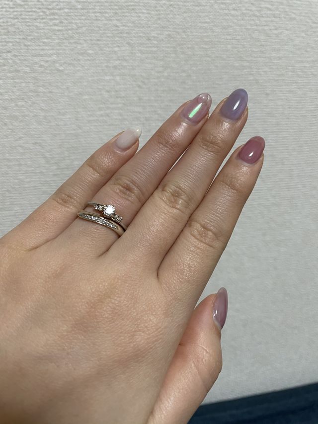 縁結の結婚指輪と婚約指輪