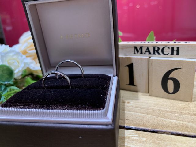 シンプルなデザインでオーダーしました。