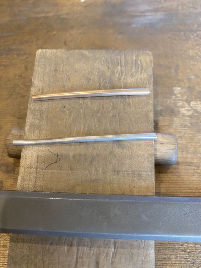 こんな状態から指輪ができるなんて完成を見た時嬉しくなりました