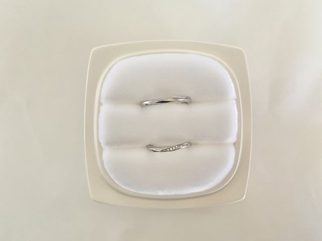 朝葉というマリッジリングです。