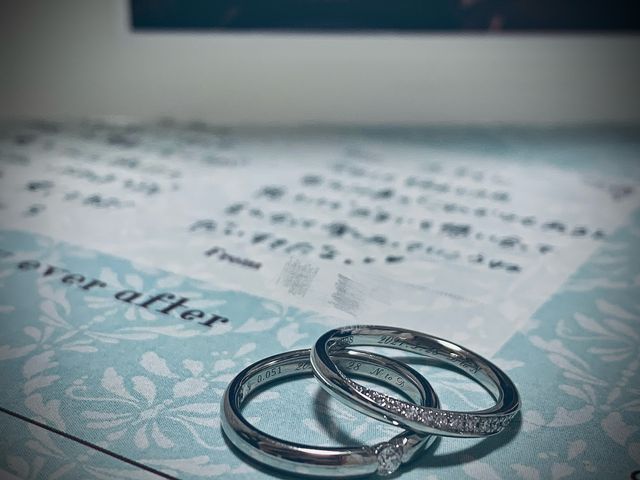 婚姻届と一緒に撮影しました。