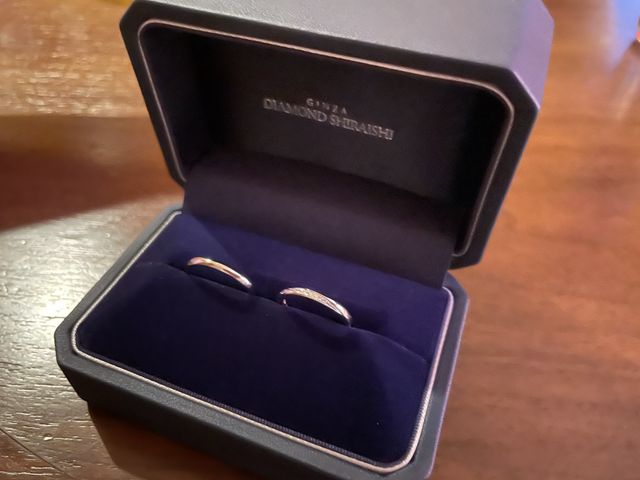 2人ともストレートタイプを選びました。