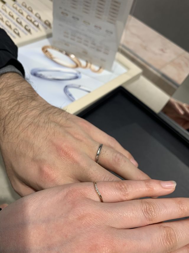 ロゼチナの色味がとても肌に馴染みます