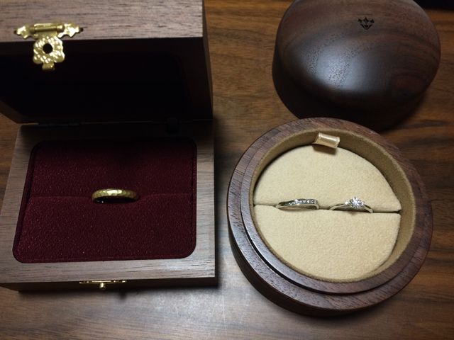購入した指輪です。