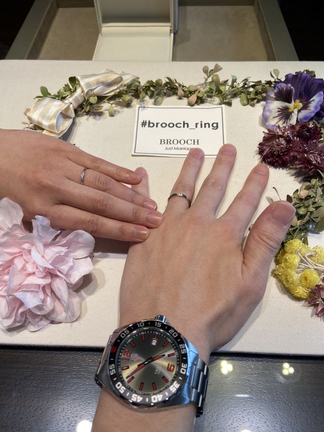 結婚指輪と一緒に時計も購入しました！！