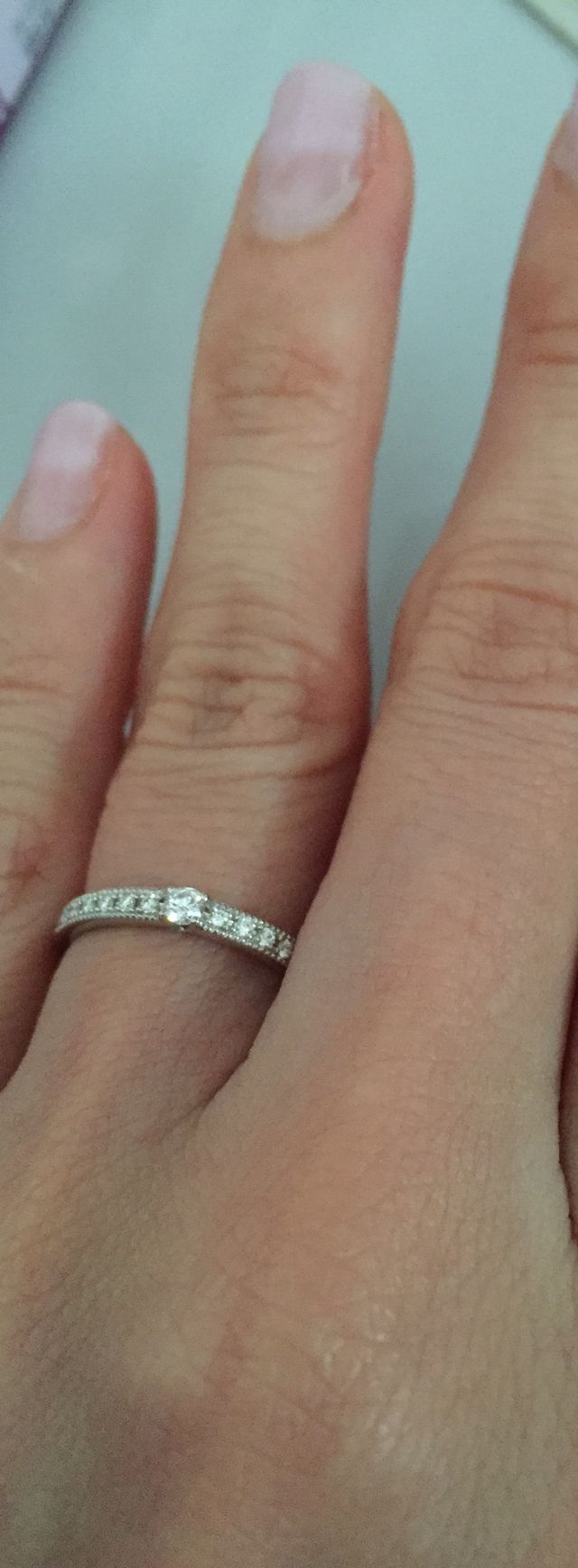 ハーフエタニティが希望だったので。