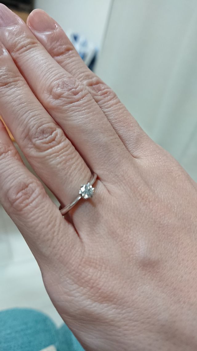 プロポーズした直後。