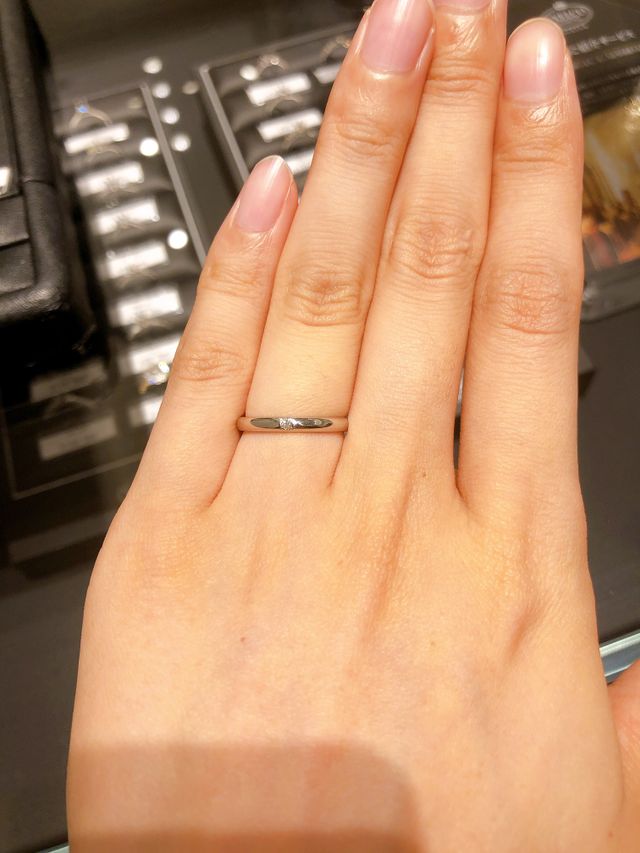 ダイヤが入っていてかわいかった