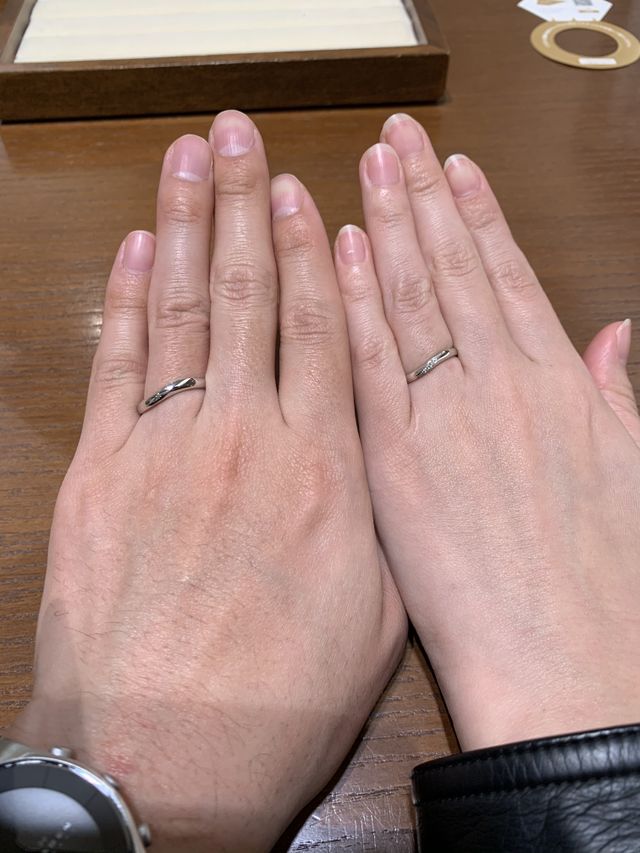 結婚指輪　着け心地がとても良い
