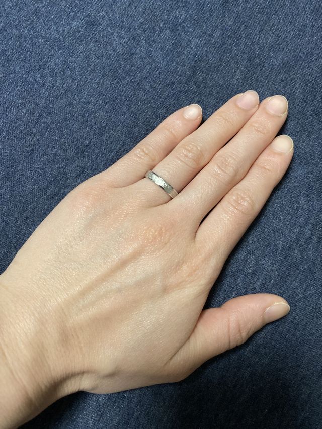 指輪着用画像