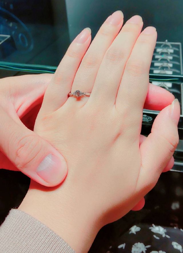 完成したものを店舗にて受取りました