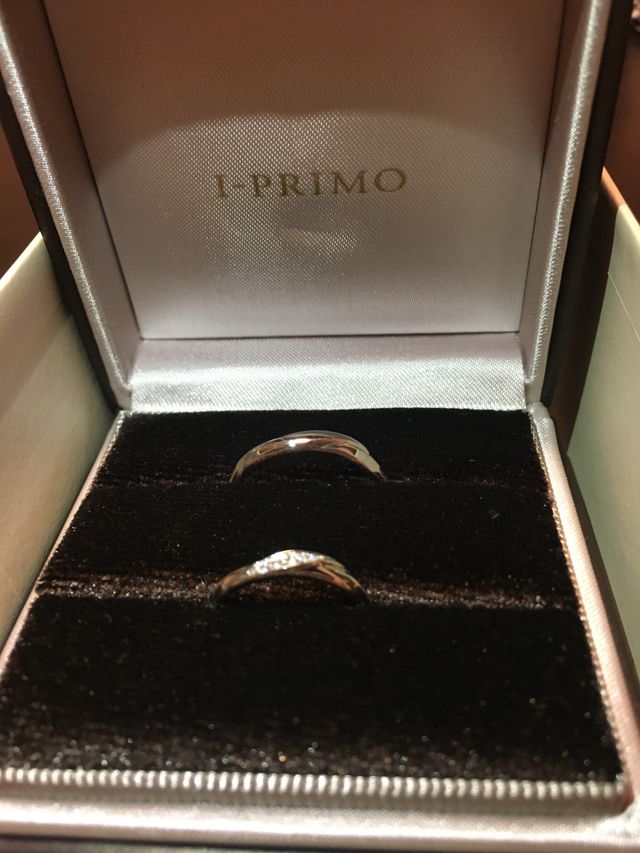 結婚指輪で選びました。