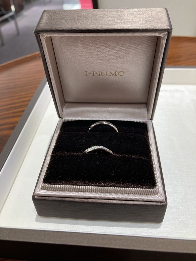 購入した結婚指輪です。