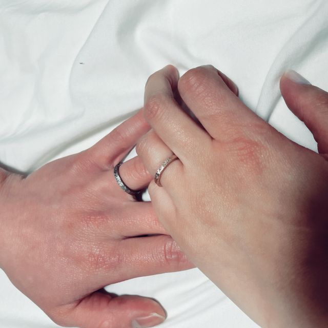 お互いの着用写真