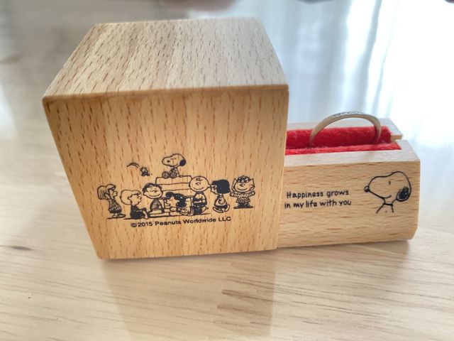 木目がお洒落なボックス