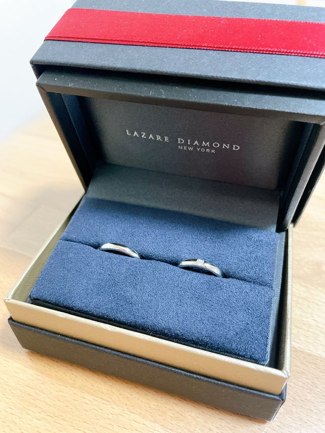 気に入った指輪が見つかって満足です！