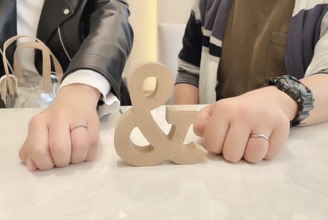 受け取り時の着用写真。