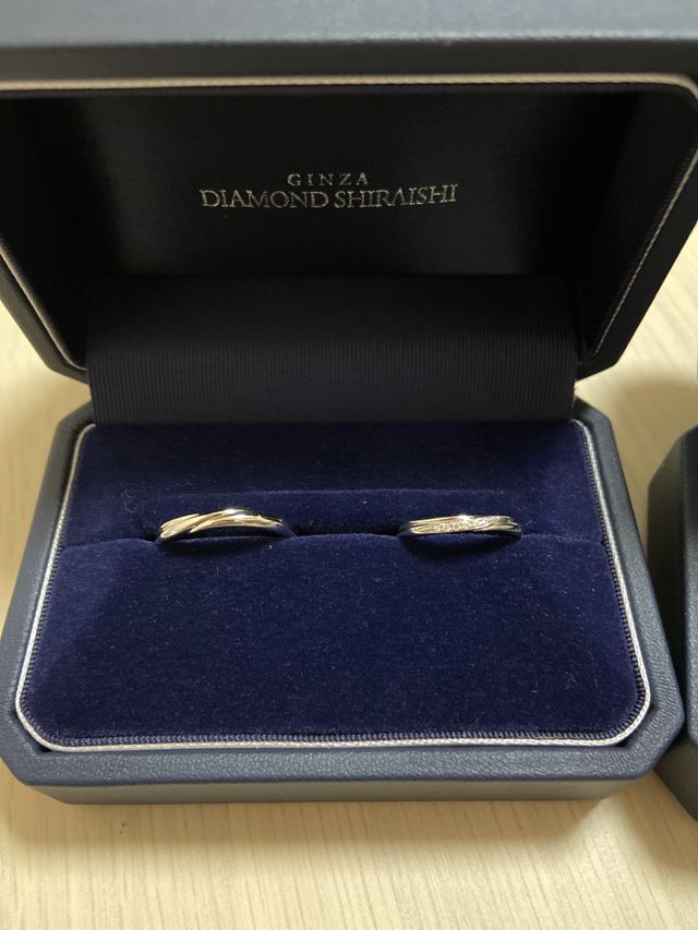 結婚指輪です。