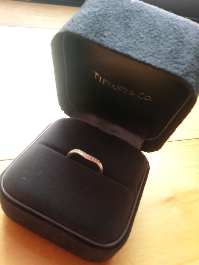 TIFFANYの結婚指輪です。