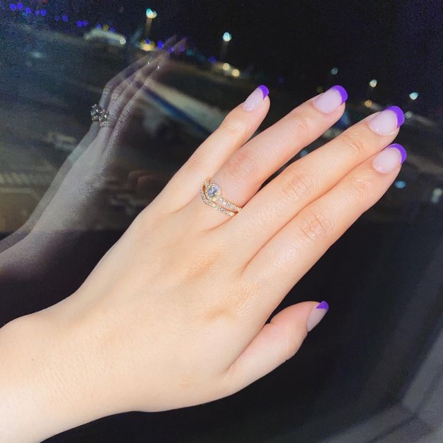 重ね付けが可愛くて一目惚れしました！