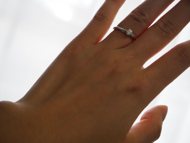 スコープで見ると星の形のダイヤモンド。