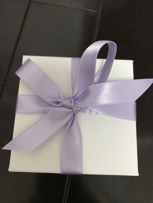 購入時に可愛くラッピングしてもらいました。