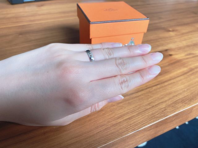 リング着用時のイメージです。