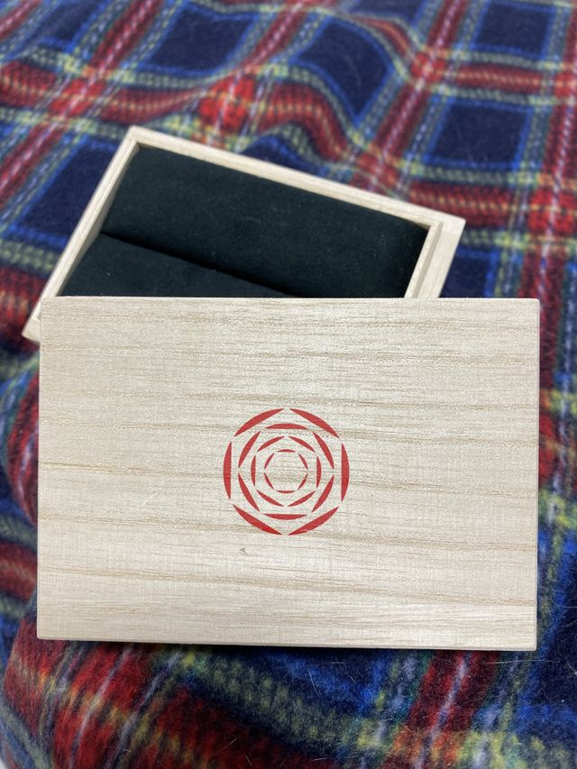 木製のボックスで和を感じることができて温かみを感じる