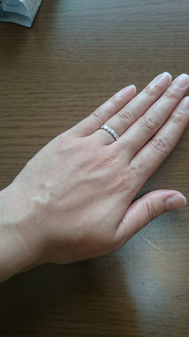 結婚指輪(着用)