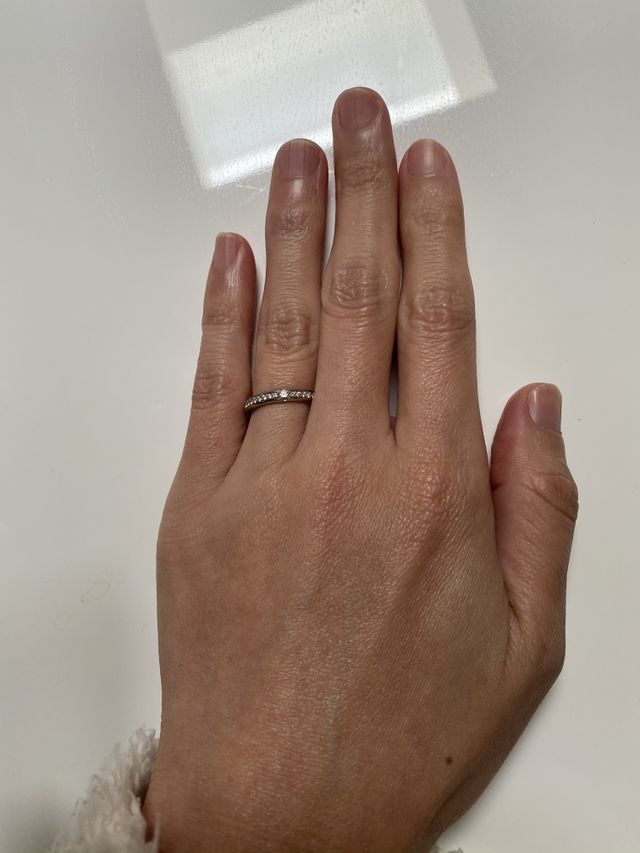 家事の時もいつも付けっぱなしですが輝きはそのままです！