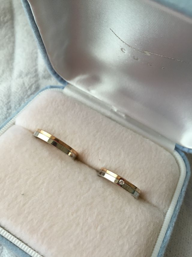 ゴールドとプラチナのコンビ