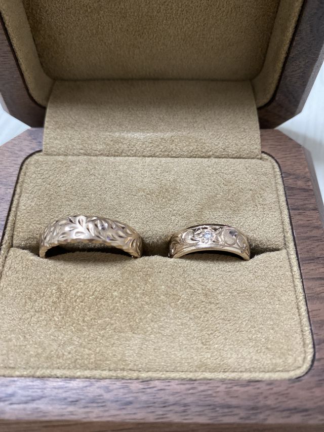 それぞれ好きなデザインでオーダーしました。