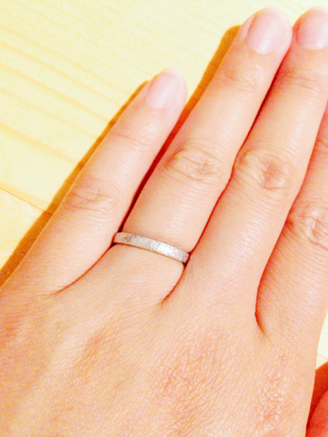 着用したところ。