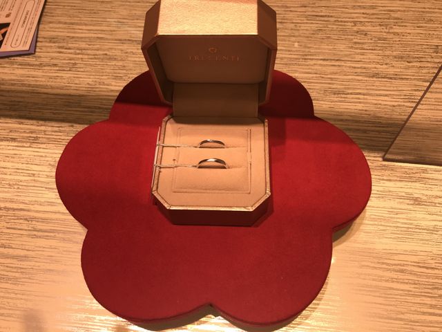 マット加工のタイプの指輪