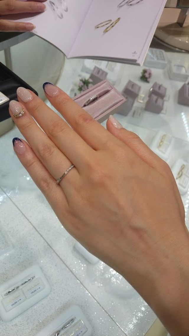 【試着時】お店でみてビビビ！と来ちゃいました。