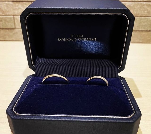 結婚指輪を買いました！