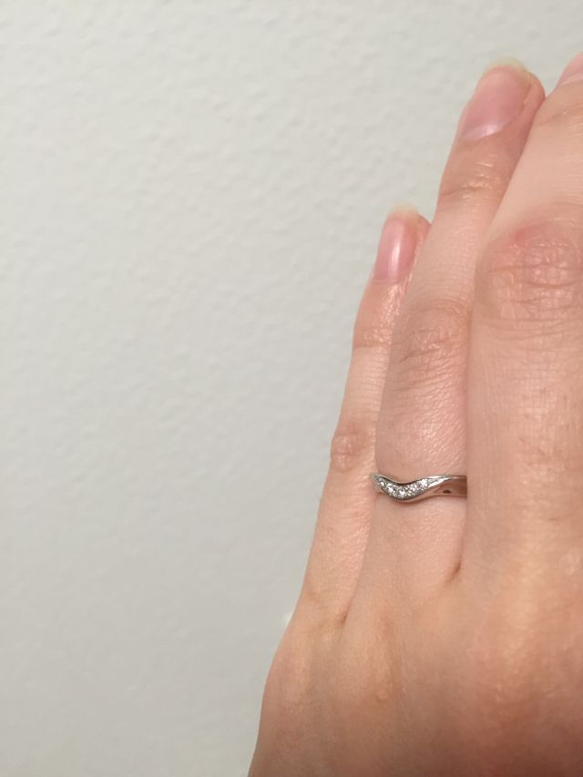 フルオーダーでダイヤモンドが５つ♪とてもキラキラしています♪